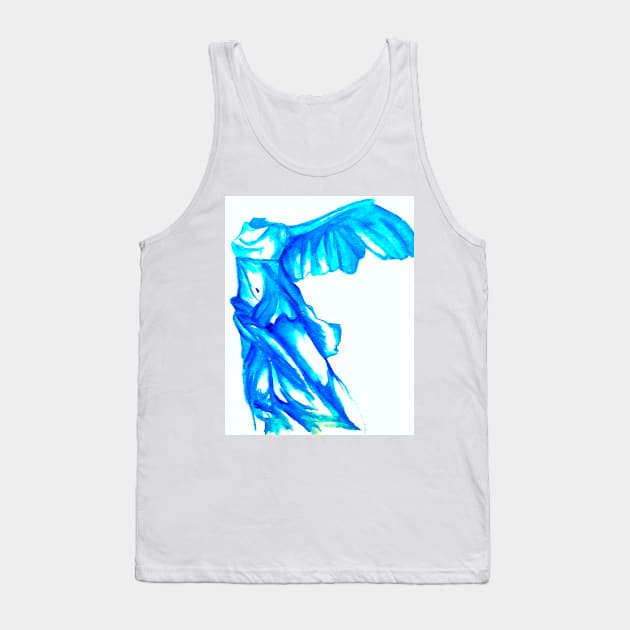 Vibrant Winged Victory Print Tank Top by Snobunyluv